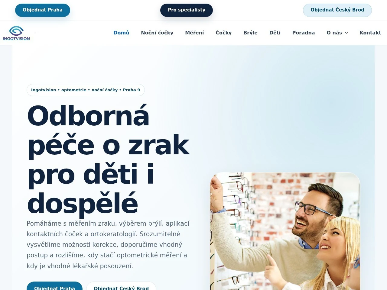 Náhled webu Ingotvision
